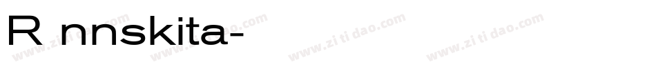 R nnskita字体转换